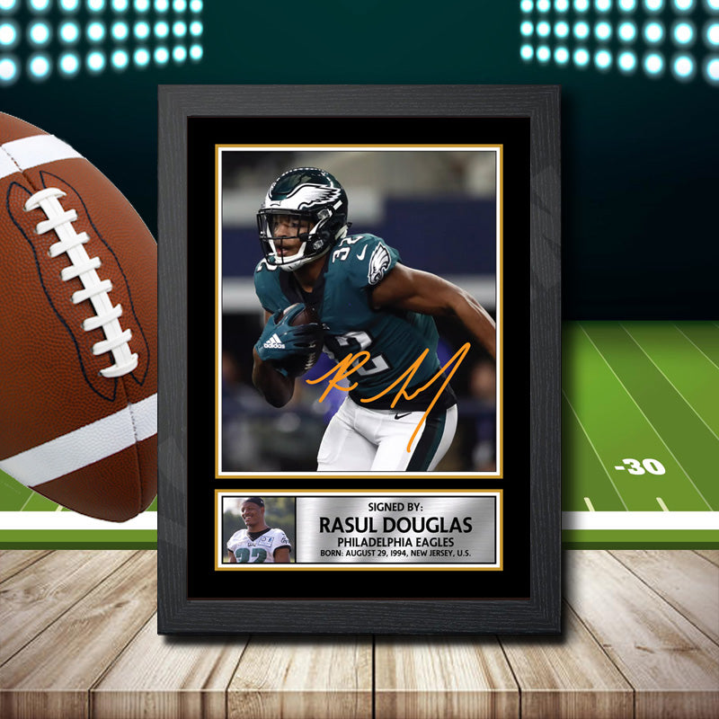 Rasul Douglas 2 – Printed Signature NFL Star Print – Rasul Douglas 2