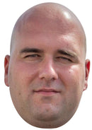 Rob Cross - Darts Face Mask Fancy Dress Cardboard Costume Mask
