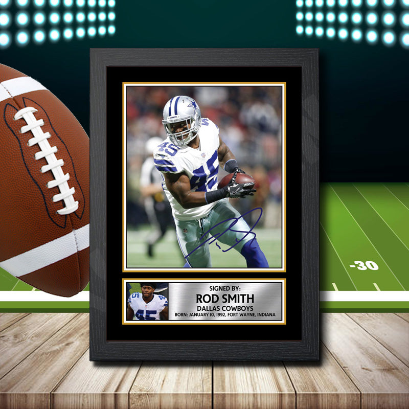Rod Smith – Printed Signature NFL Star Print – Rod Smith