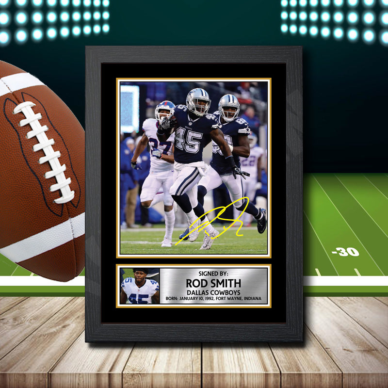 Rod Smith 2 – Printed Signature NFL Star Print – Rod Smith 2