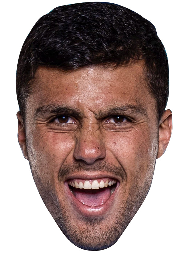 Rodri Face Mask – Fancy Dress Cardboard Costume Mask – Rodri Face Mask