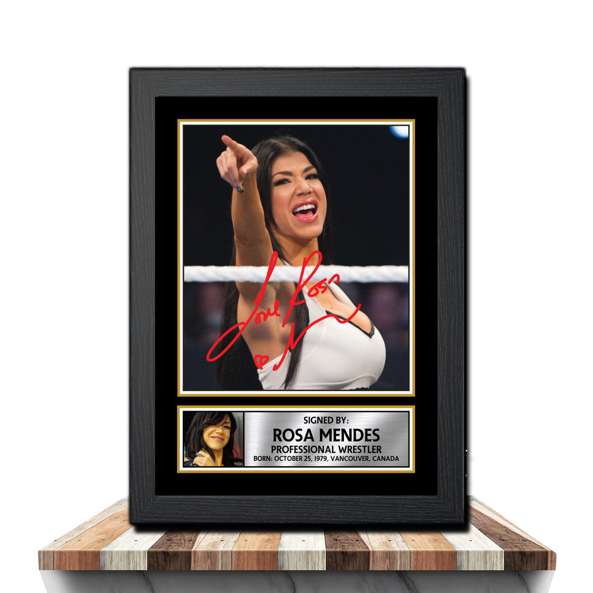 Rosa Mendes M1062 Wrestling Printed Signature Poster Print Gift