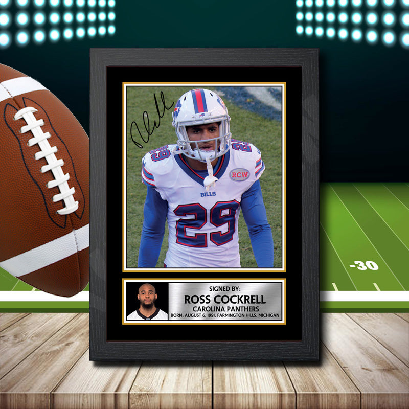 Ross Cockrell 1 – Printed Signature NFL Star Print – Ross Cockrell 1