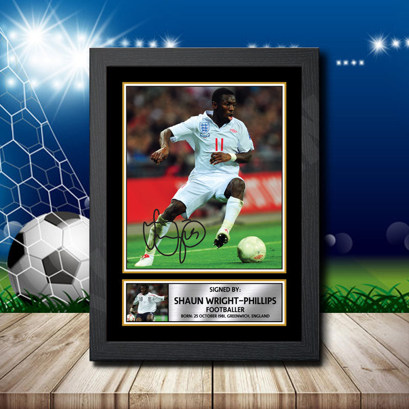 Shaun Wright-Phillips Printed Signature Footballers Star Poster Print Framed Wall Art Gift – Shaun Wright-Phillips Printed Signature Footballers Star Poster Print