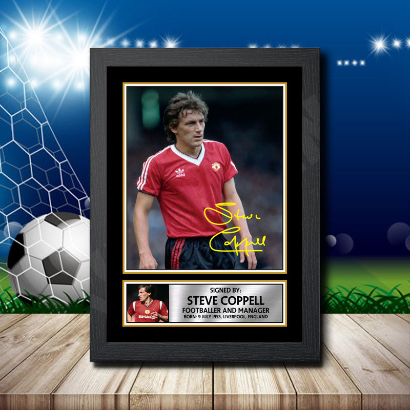Steve Coppell 1 Printed Signature Footballers Star Poster Print Framed Wall Art Gift – Steve Coppell 1 Printed Signature Footballers Star Poster Print
