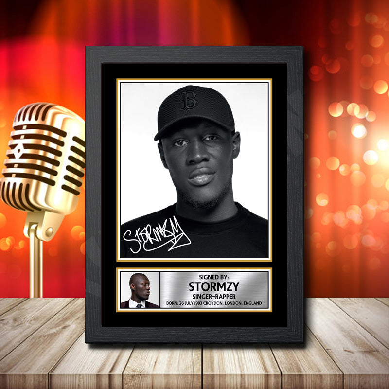 Stormzy 2 – Printed Signature Music Star Print – Stormzy 2
