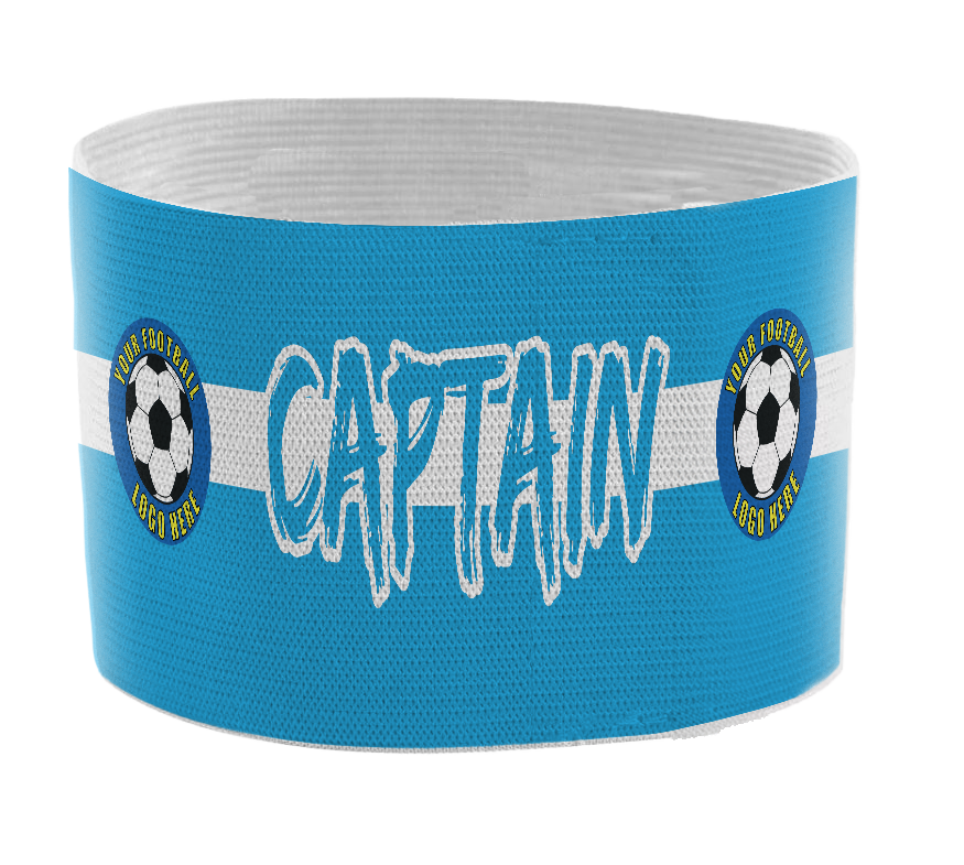 Custom Captain's Armband - Design 1 (Blue) – Custom Captain's Armband - Design 1 Blue