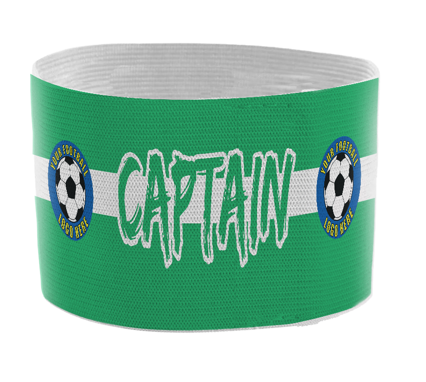 Custom Captain's Armband - Design 1 (Green) – Custom Captain's Armband - Design 1 Green