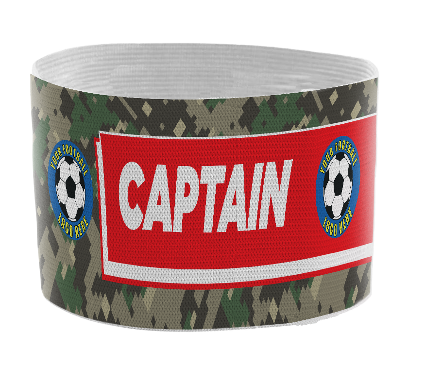 Custom Captain's Armband - Design 2 (Red) – Custom Captain's Armband - Design 2