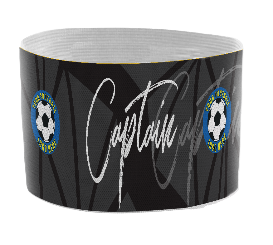 Custom Captain's Armband - Design 5 (Black)