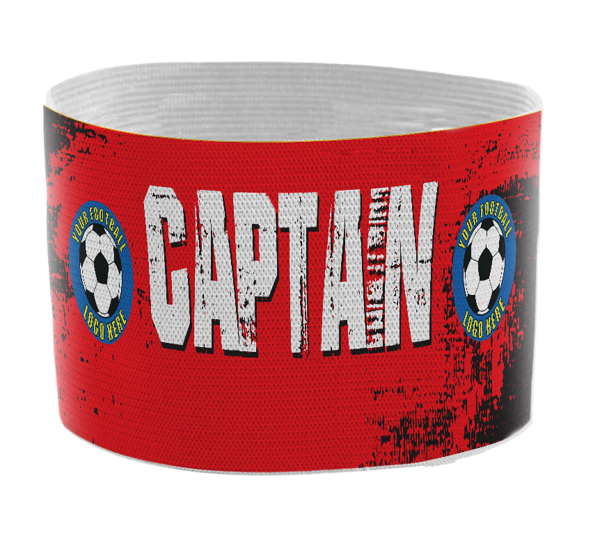 Custom Captain's Armband - Design 6 (Red) – Custom Captain's Armband - Design 6