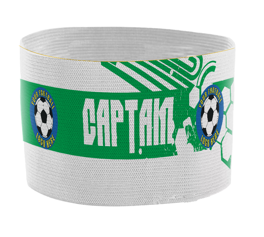 Custom Captain's Armband - Design 9 (Green) – Custom Captain's Armband - Design 9 Green