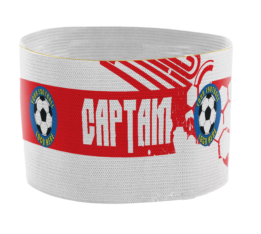 Custom Captain's Armband - Design 9 (Red) – Custom Captain's Armband - Design 9