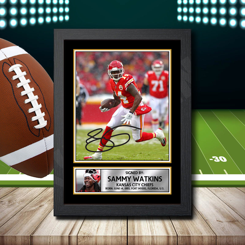 Sammy Watkins 2 Printed Signature NFL Star Poster Print Framed Wall Art Gift – Sammy Watkins 2 Printed Signature NFL Star Poster Print