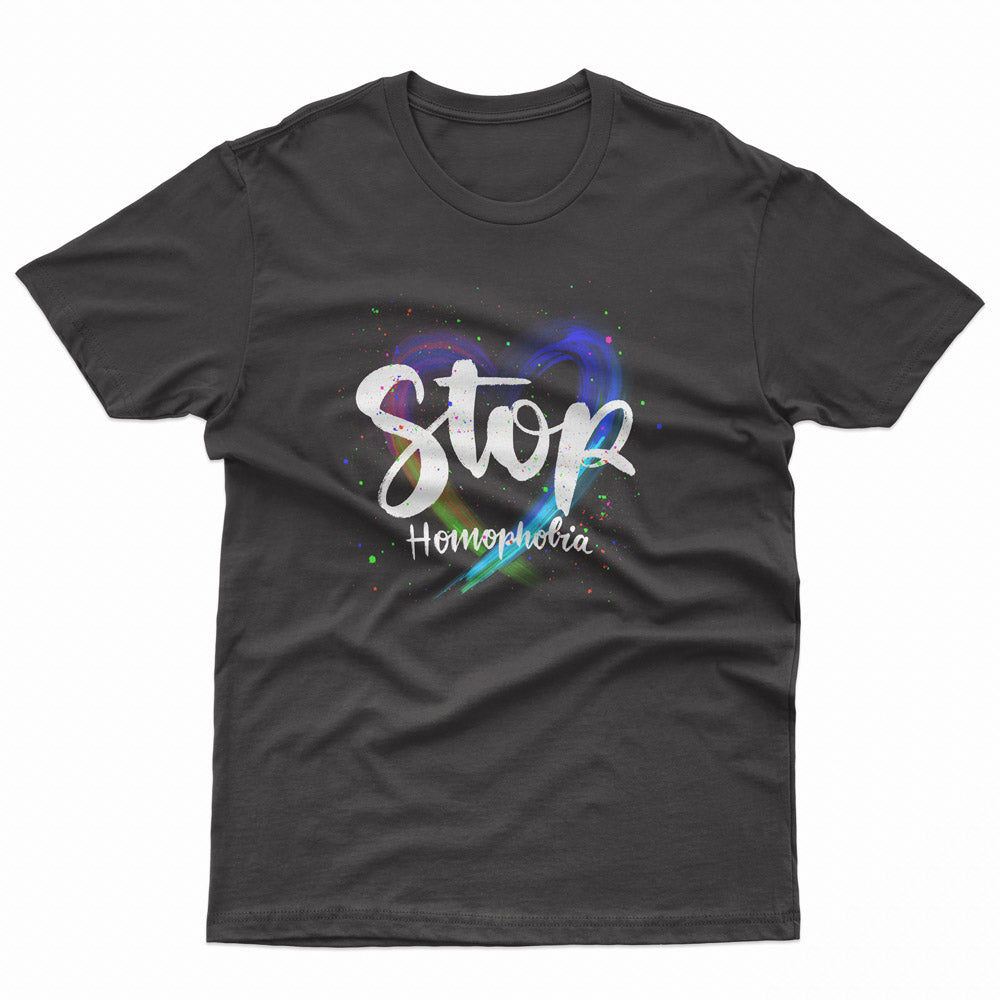 Stop Homophobia Pride LGBT Gay Lesbian Tee