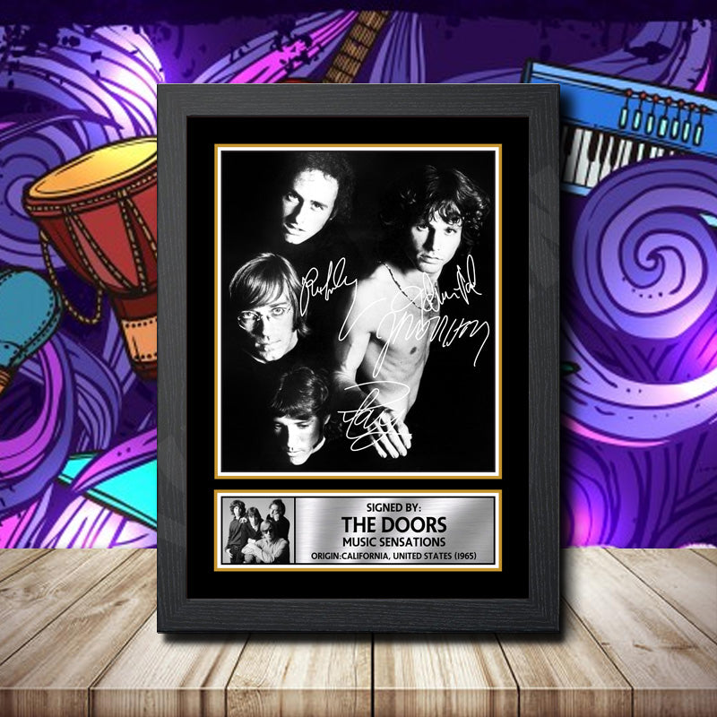 The Doors 3 Printed Signature Rock-Bands Star Poster Print Framed Wall Art Gift – The Doors 3 Printed Signature Rock-Bands Star Poster Print