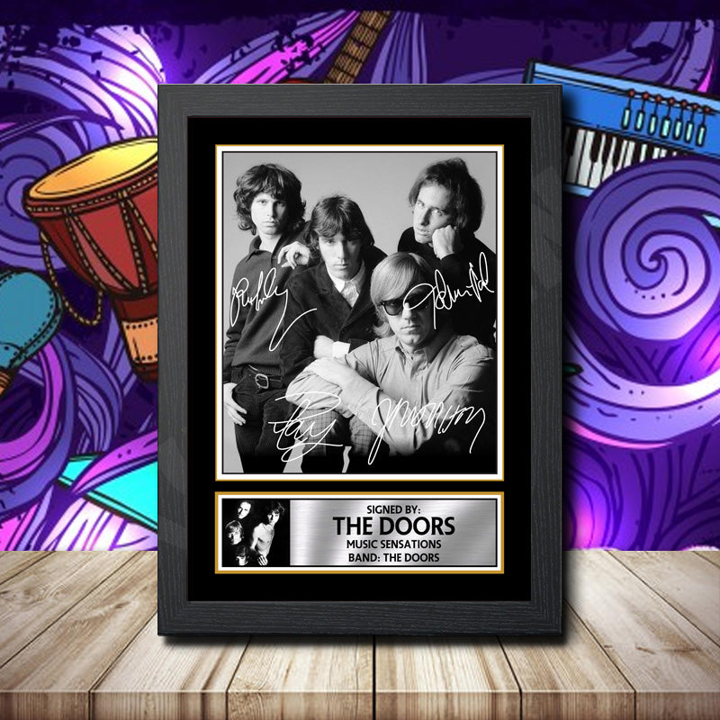 The Doors 2 – Printed Signature Music Star Print – The Doors 2