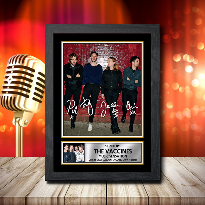 The Vaccines 1 – Printed Signature Music Star Print – The Vaccines 1
