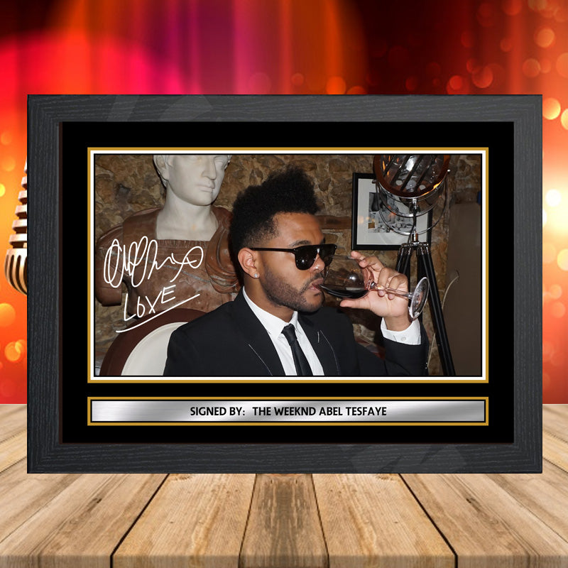 The Weeknd Abel Tesfaye 3 – Printed Signature Music-Landscape Star Print – The Weeknd Abel Tesfaye 3
