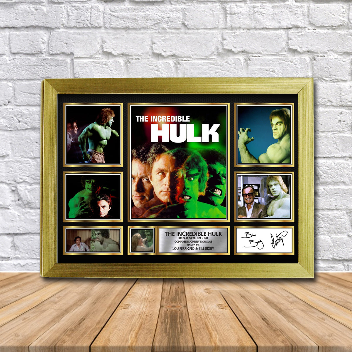 The Incredible Hulk Movie Gift Framed Printed Signature Star Poster Print Wall Art Gift – The Incredible Hulk Movie Gift Framed Printed Signature Star Poster Print Wall