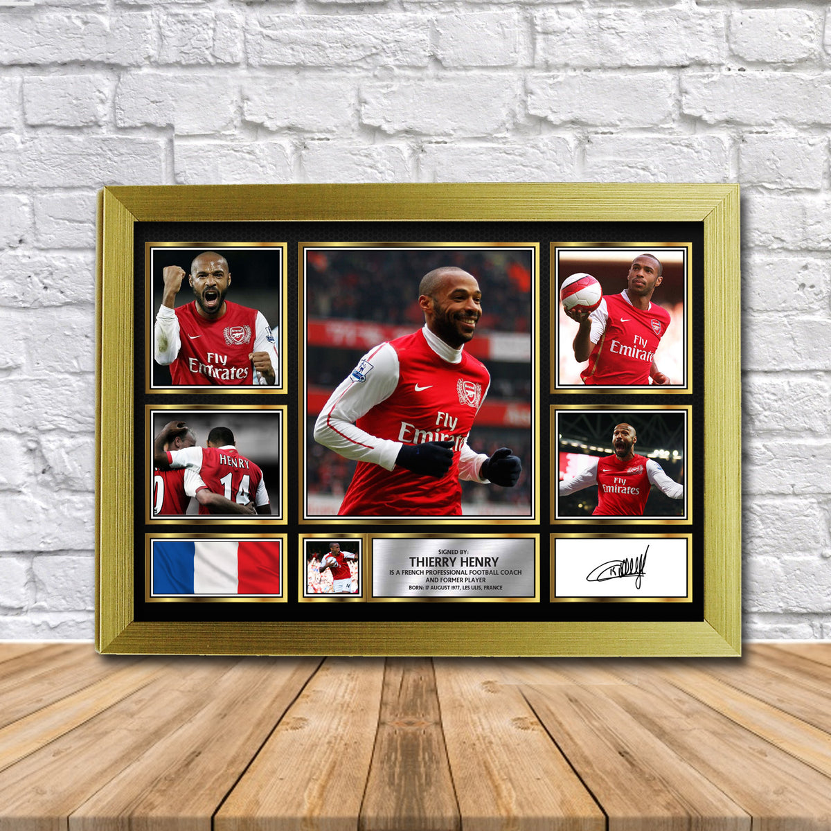 Thierry Henry Football Gift Framed Printed Signature Star Poster Print Wall Art Gift β Thierry Henry Football Gift Framed Printed Signature Star Poster Print Wall Art