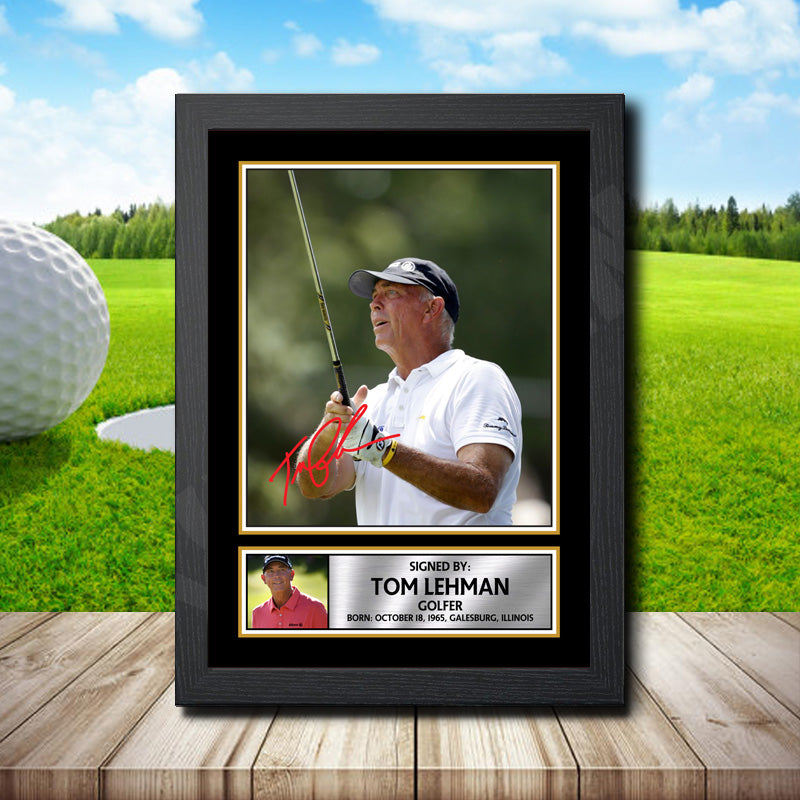 Tom Lehman Printed Signature Golfer Star Poster Print Framed Wall Art Gift – Tom Lehman Printed Signature Golfer Star Poster Print