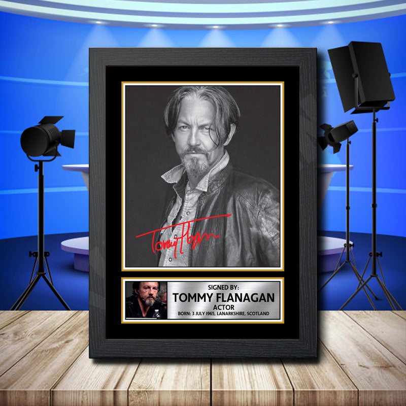 Tommy Flanagan Printed Signature Television Star Poster Print Framed Wall Art Gift β Tommy Flanagan Printed Signature Television Star Poster Print