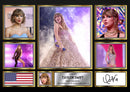 Taylor Swift Singers Framed Autographed Print - Limited Edition Autograph Fan Gift – Collectible Memorabilia Merchandise