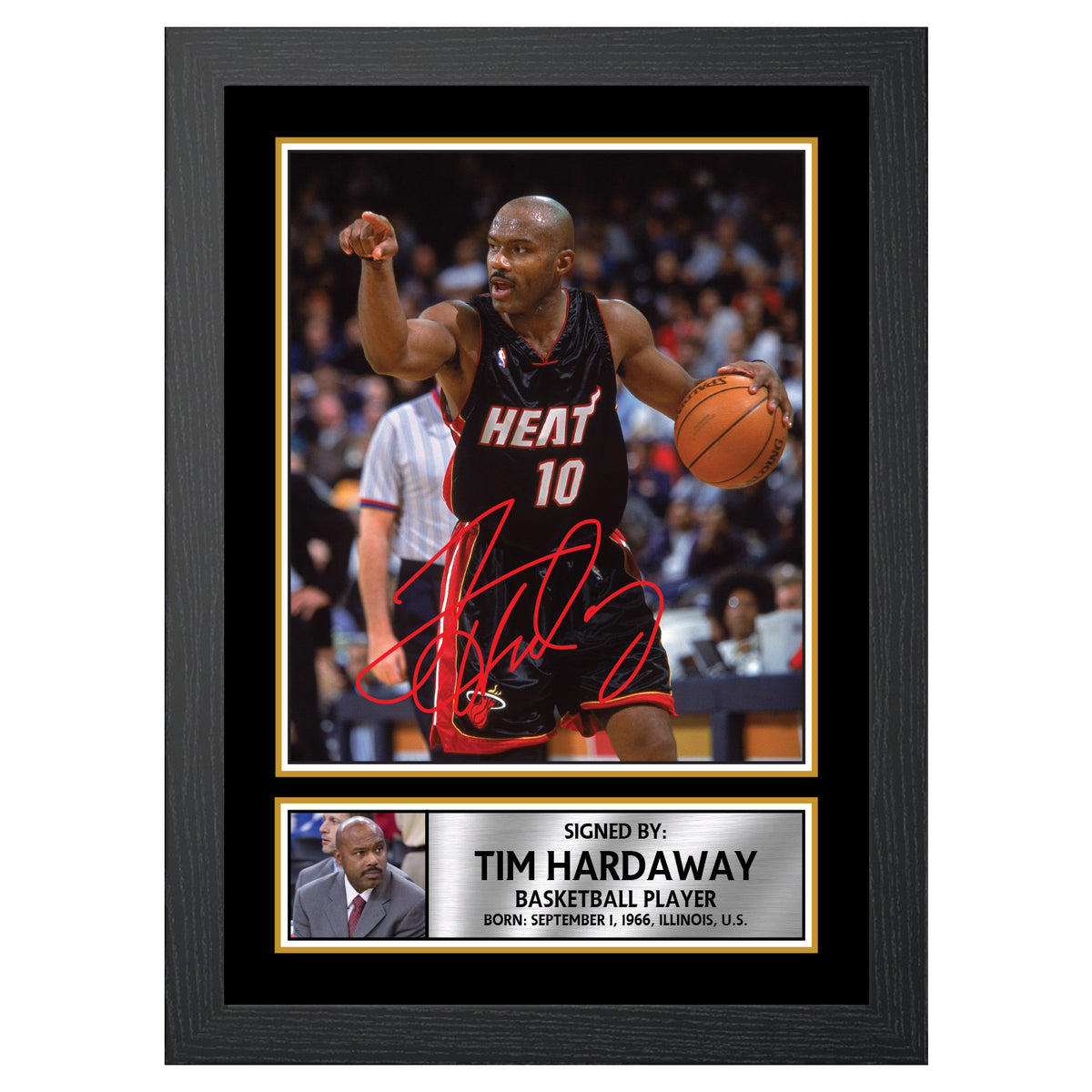 Tim Hardaway M113 Basketball Player Printed Signature Poster Print Gift