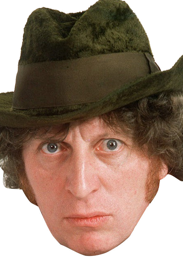 Tom Baker Face Mask – Fancy Dress Cardboard Costume Mask – Tom Baker Face Mask