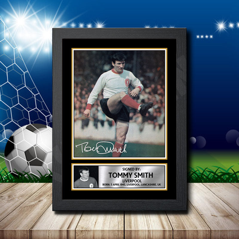 Tommy Smith 2 Printed Signature Footballers Star Poster Print Framed Wall Art Gift β Tommy Smith 2 Printed Signature Footballers Star Poster Print