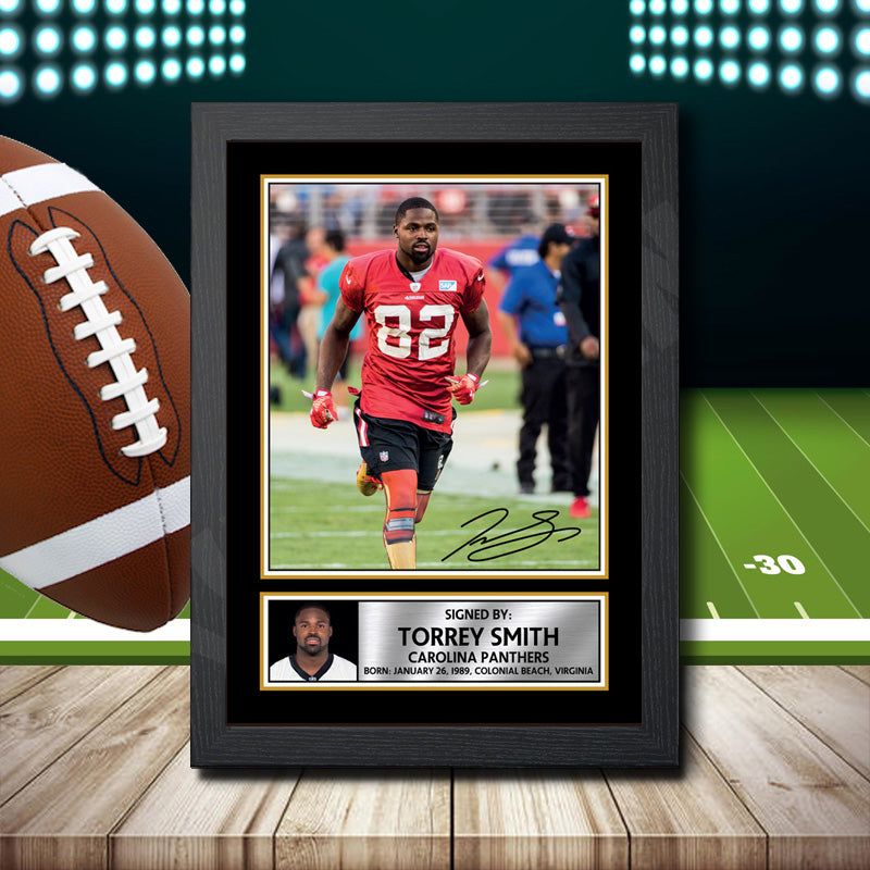 Torrey Smith 2 Printed Signature NFL Star Poster Print Framed Wall Art Gift – Torrey Smith 2 Printed Signature NFL Star Poster Print