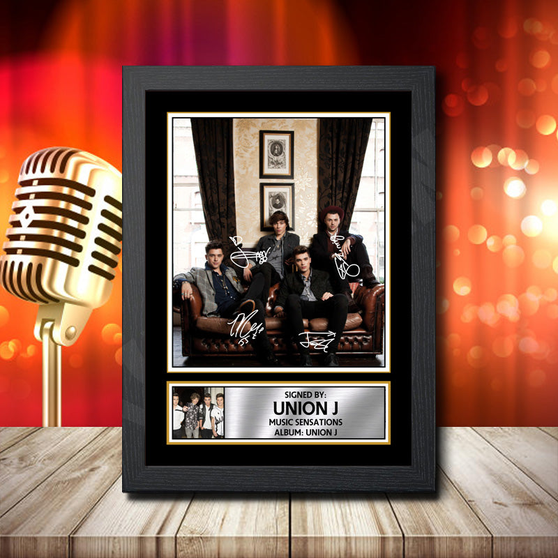 Union J 1 – Printed Signature Music Star Print – Union J 1