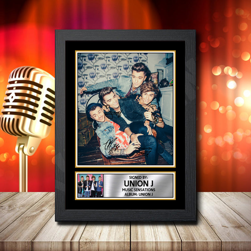 Union J 2 – Printed Signature Music Star Print – Union J 2
