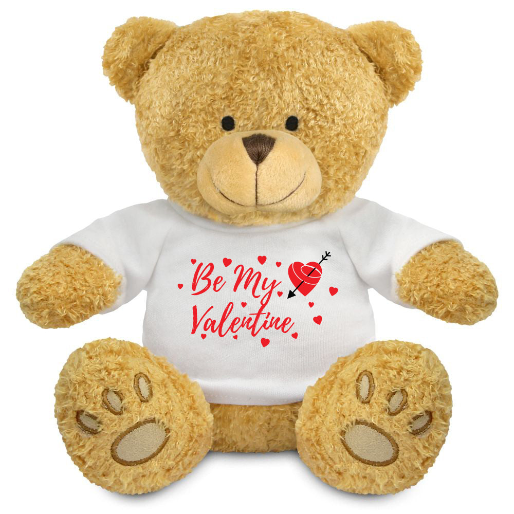 Be My Valentine - Valentines Day Personalised Teddy Design 3 Thoughtful Gift For Him/ Her - 22cm Teddy Bear Toy β Be My Valentine - Valentines Day Personalised Teddy Design 3 Thoughtful Gift