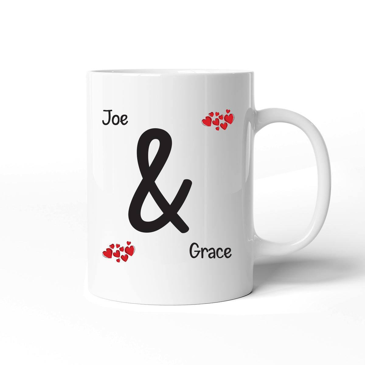 Valentines Day Happy Me And You Personalised Romantic Ceramic Mug Gift