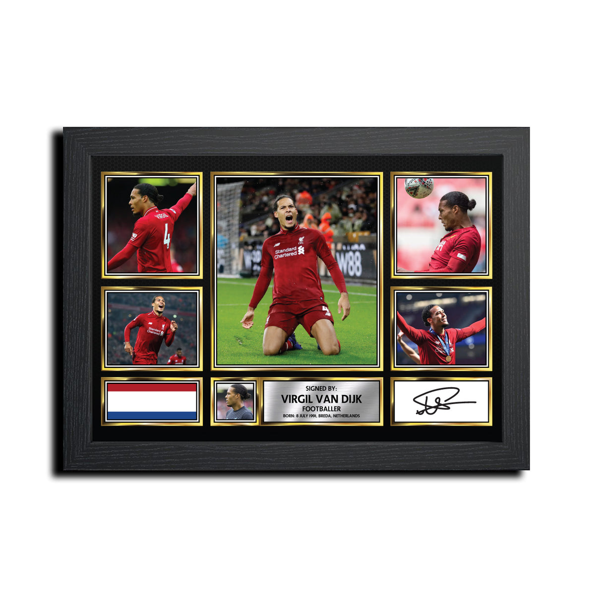 Virgil Van Dijk Football Gift MC1676 Printed Signature Star Poster Print Wall Art Gift – Virgil Van Dijk Football Gift MC1676 Printed Signature Star Poster Print Wall