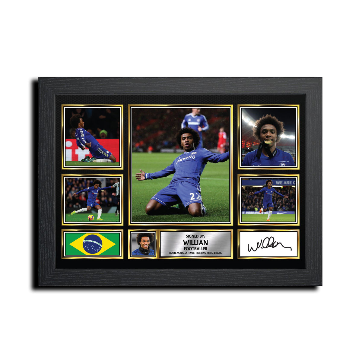 WILLIAN Football Gift MC1677 Printed Signature Star Poster Print Wall Art Gift – Willian Football Gift MC1677 Printed Signature Star Poster Print Wall Art Gift