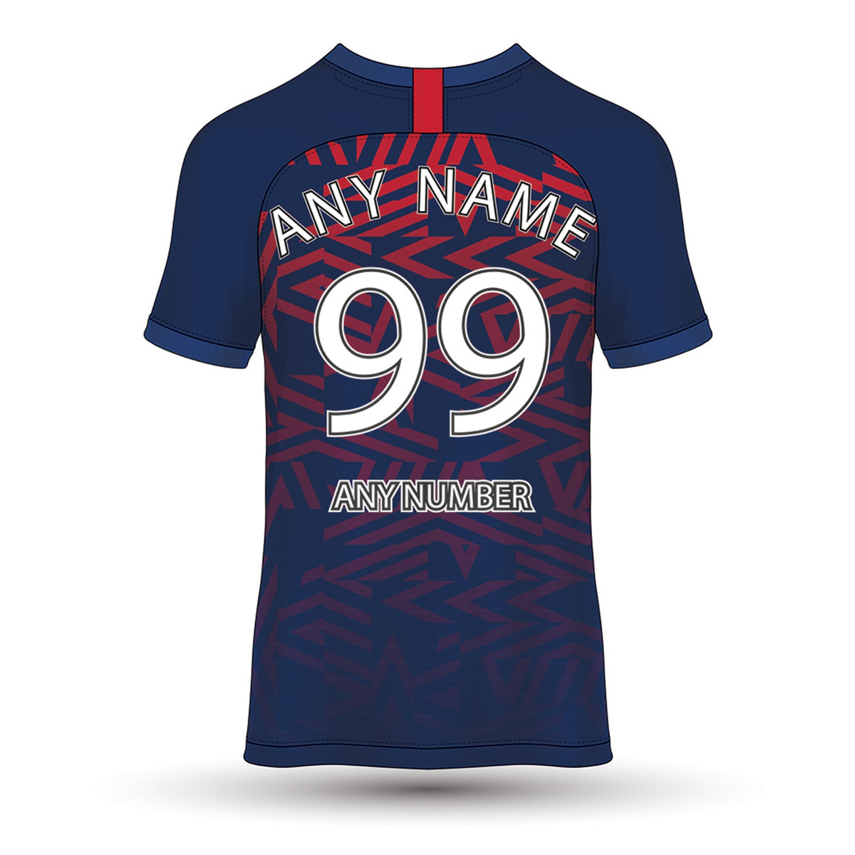 Custom Name & Number T-Shirt - Personalized Sports Tee - Heat Transfer Vinyl