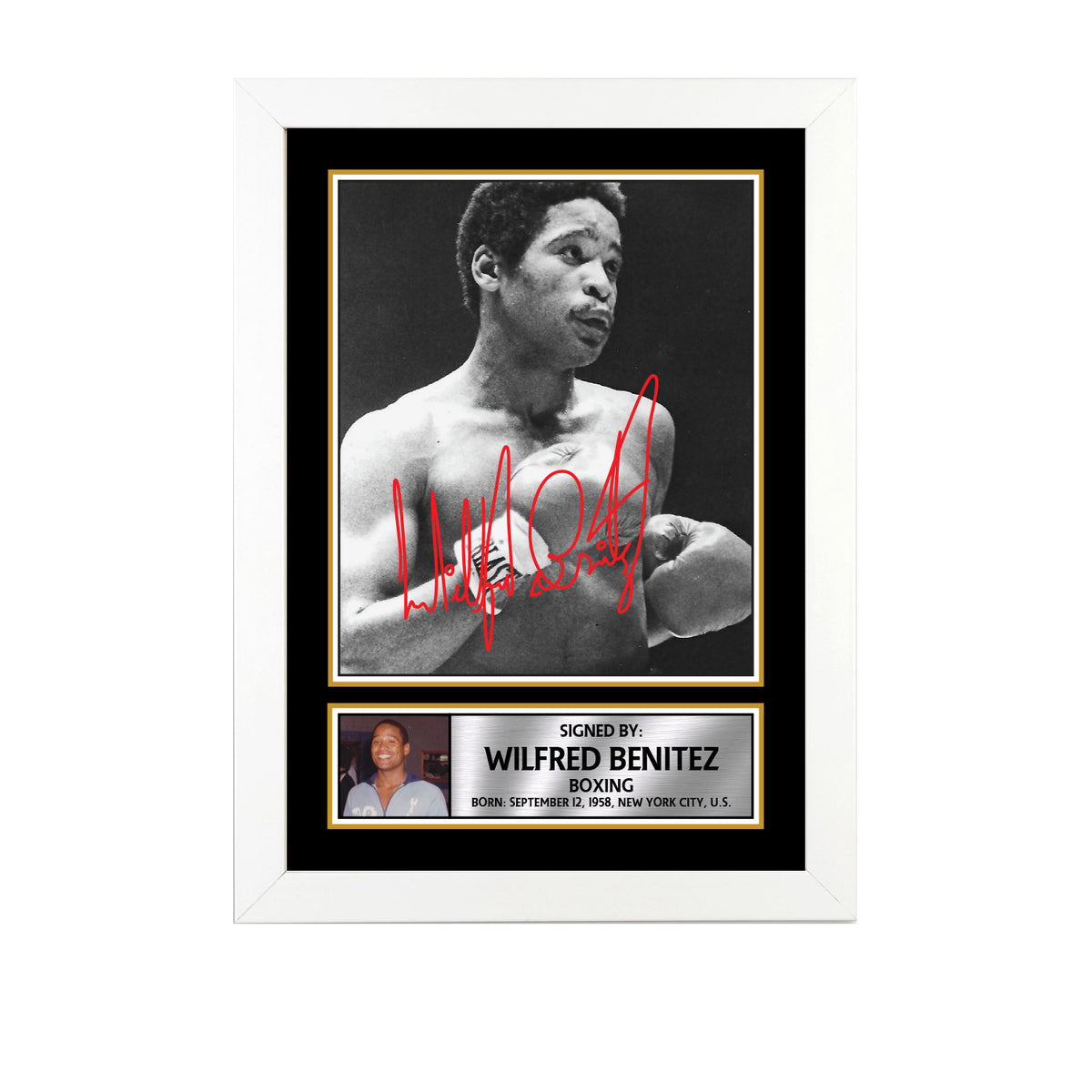 Wilfred Benítez M794 Boxing Printed Signature Poster Print Gift
