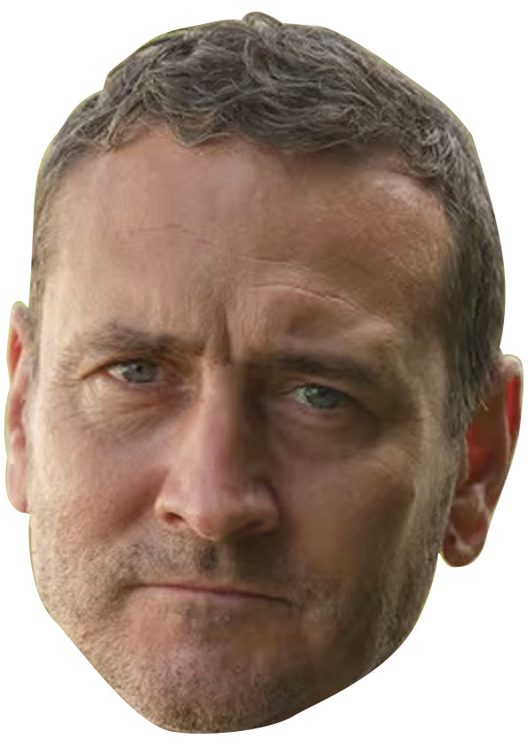 Will Mellor Face Mask β Fancy Dress Cardboard Costume Mask β Will Mellor Face Mask