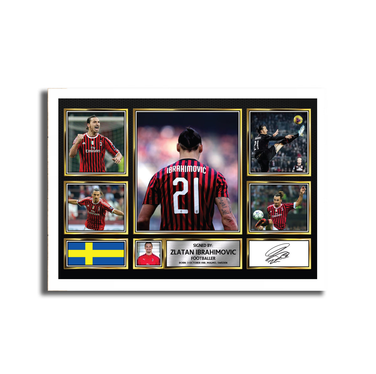 Zlatan Ibrahimovic Football Gift MC1678 Printed Signature Star Poster Print Wall Art Gift – Zlatan Ibrahimovic Football Gift MC1678 Printed Signature Star Poster Print