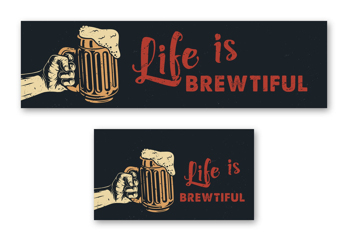 Life is brewtiful bar mat – life is brewtiful design