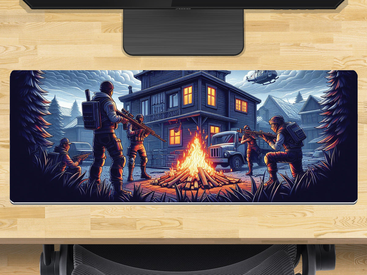 Extra Large Gaming Mouse Mat 800mm x 300mm - Battle Royale 2