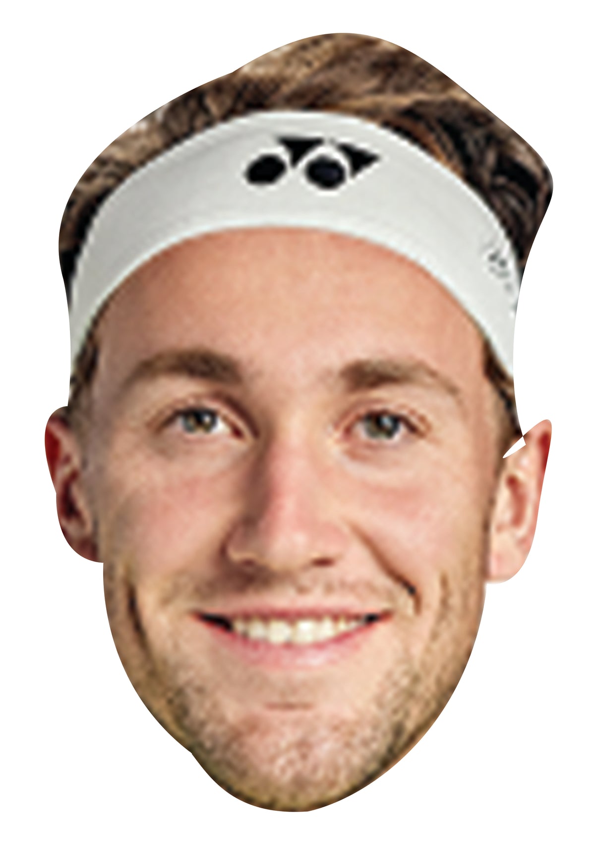 Casper Rudd Tennis Celebrity Face Mask Fancy Dress Cardboard Costume Mask β Casper Rudd Tennis Face Mask
