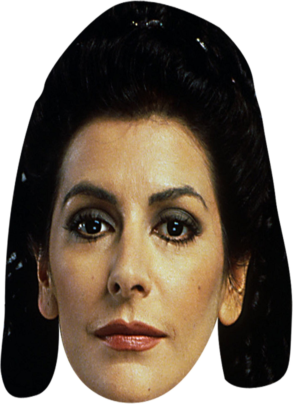 Deanna Troi Face Mask β Fancy Dress Cardboard Costume Mask β Deanna Troi Face Mask