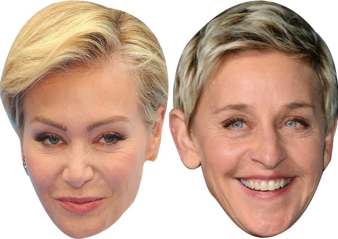 Ellen Degeneres And Portia De Rossi Couple Face Mask