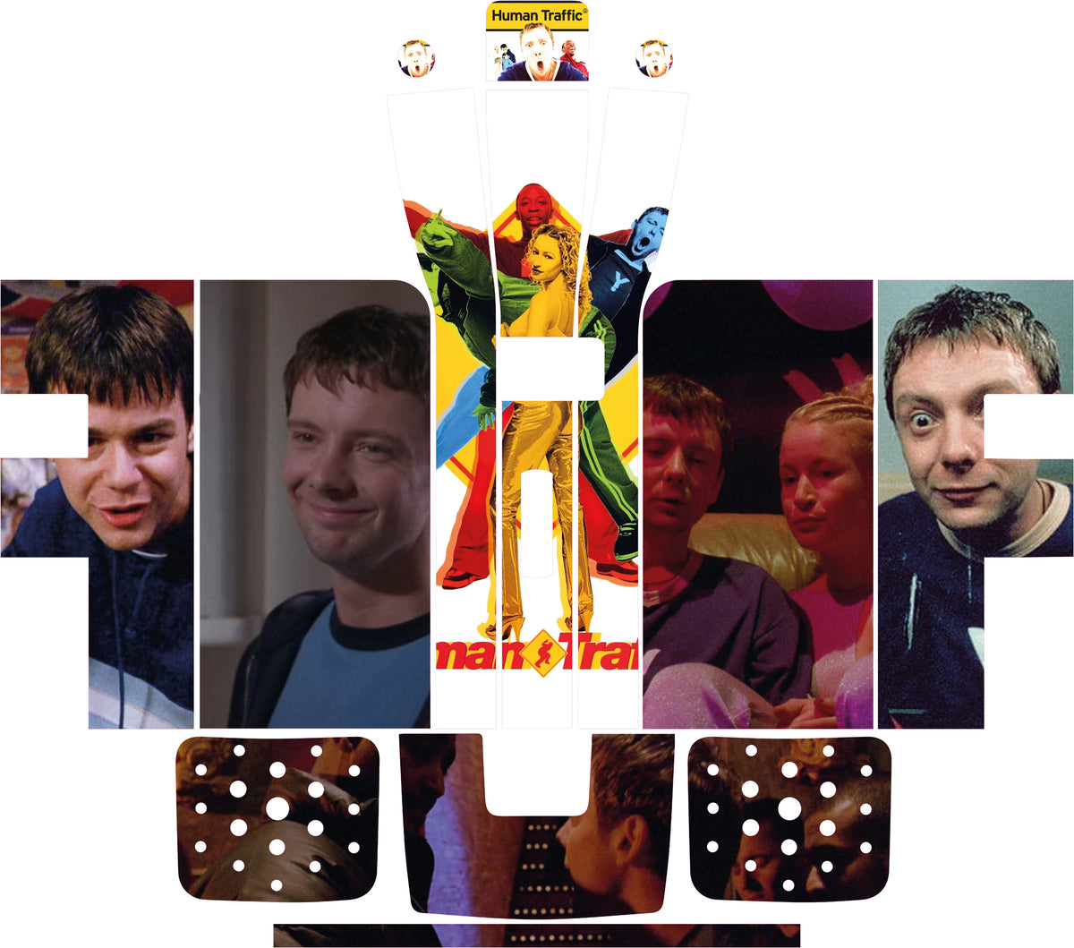 Perfect Draft Maxi Skin - Human Traffic - Sticker - Vinyl Sticker
