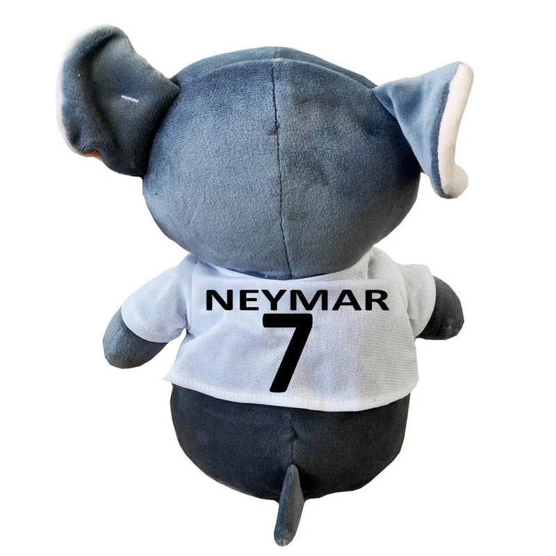 Personalised Teddy Bear Mouse Football Team Player Inspired - Your Team Your Name Teddy - Football Kit Inspired Soft Toy -22cm Teddy Bear Kids Toy