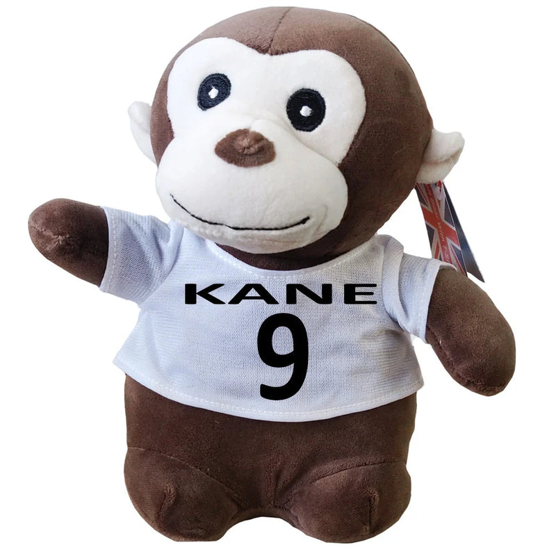 Personalised Teddy Bear Monkey Football Team Player Inspired - Your Team Your Name Teddy - Football Kit Inspired Soft Toy -22cm Teddy Bear Kids Toy
